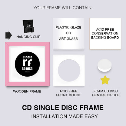 Pink CD Single 'Cover or Disc' Frame