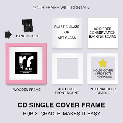 Pink CD Single 'Cover or Disc' Frame