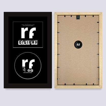 Black CD Cardboard Case 'Digipak' Frame
