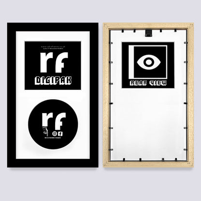 Black CD Cardboard Case 'Digipak' Frame