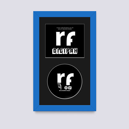 Blue - Medium CD Cardboard Case 'Digipak' Frame