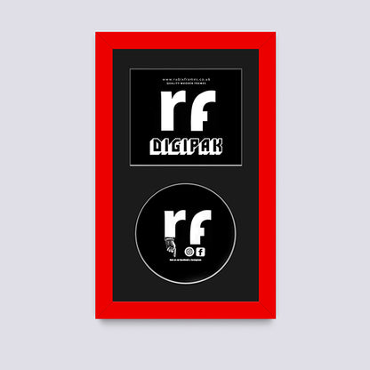 Red CD Cardboard Case 'Digipak' Frame