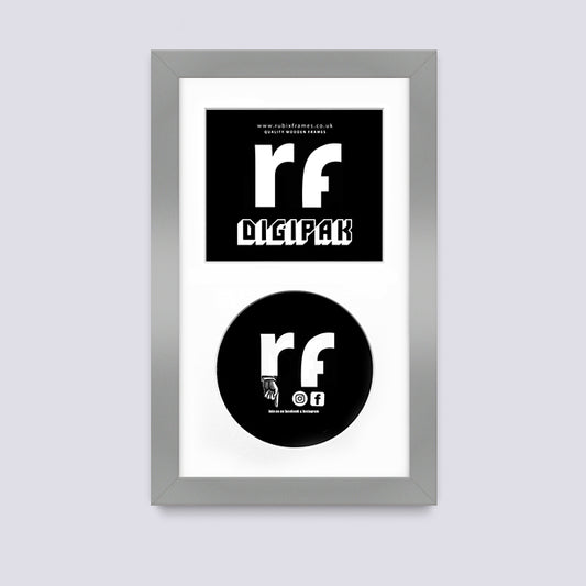 Silver CD Cardboard Case 'Digipak' Frame