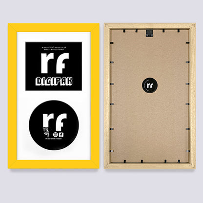 Yellow CD Cardboard Case 'Digipak' Frame