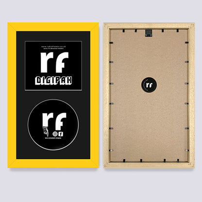 Yellow CD Cardboard Case 'Digipak' Frame