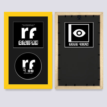 Yellow CD Cardboard Case 'Digipak' Frame
