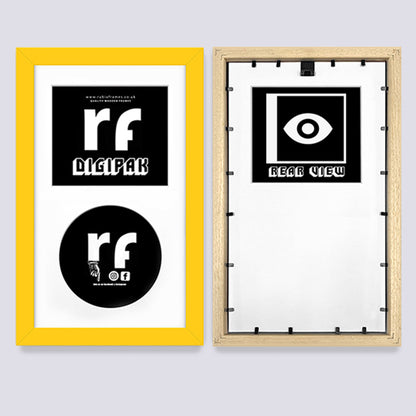 Yellow CD Cardboard Case 'Digipak' Frame