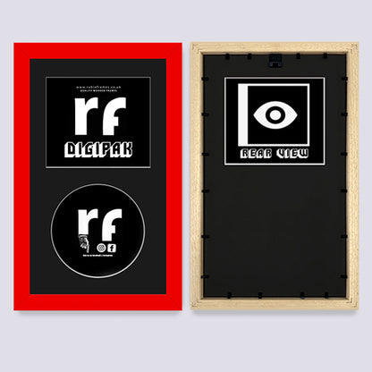 Red CD Cardboard Case 'Digipak' Frame