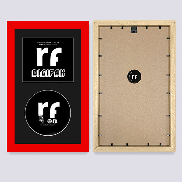 Red CD Cardboard Case 'Digipak' Frame
