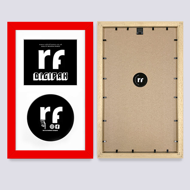 Red CD Cardboard Case 'Digipak' Frame