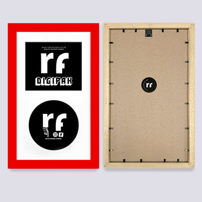 Red CD Cardboard Case 'Digipak' Frame