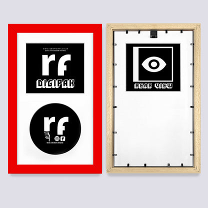 Red CD Cardboard Case 'Digipak' Frame