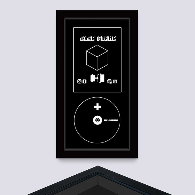 Black DVD CASE FRAME