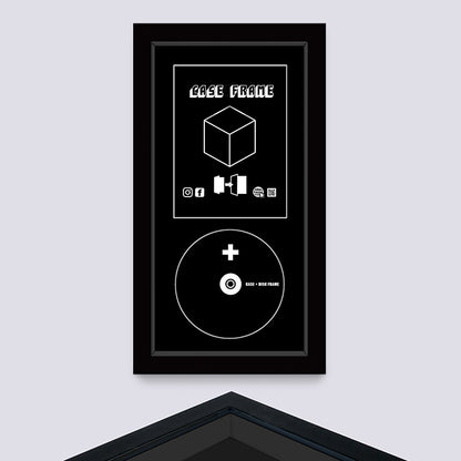 Black DVD CASE FRAME