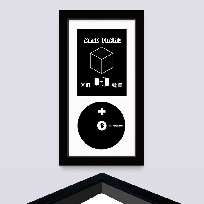 Black DVD CASE FRAME