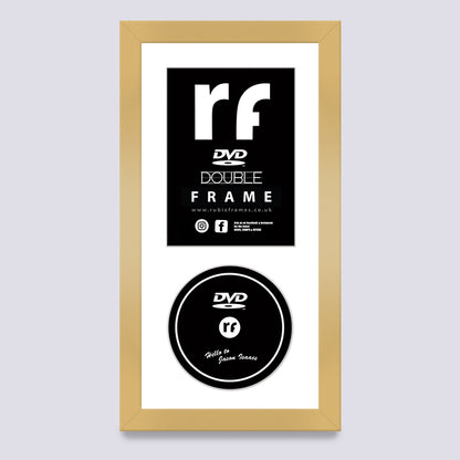 Gold DVD Single or Double Frame