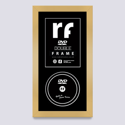 Gold DVD Single or Double Frame