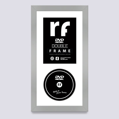 Silver DVD Single or Double Frame
