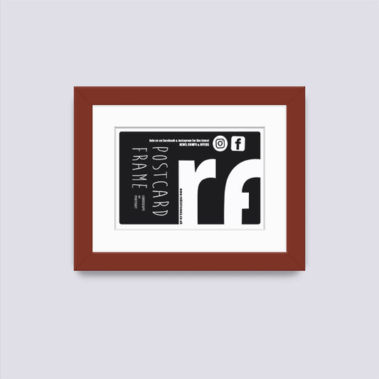 Dark Red Postcard Picture Frame