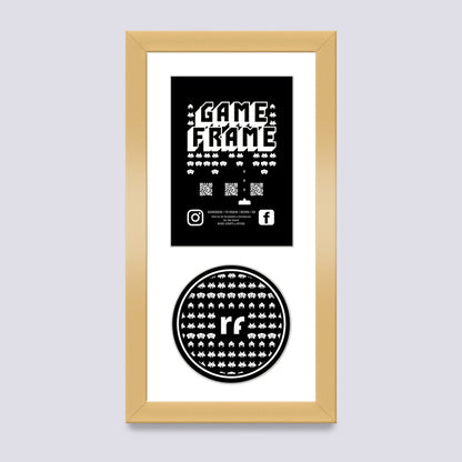 Gold PLAYSTATION Frame