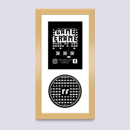 Gold NINTENDO Game Frame