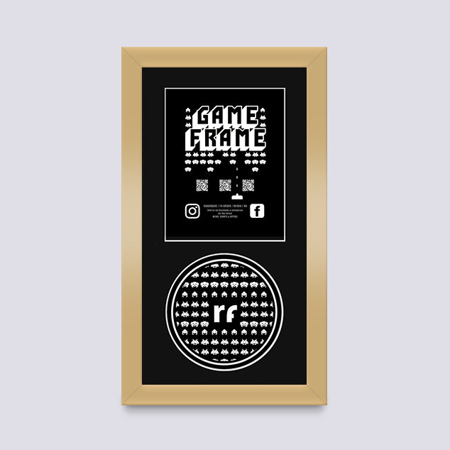 Gold PLAYSTATION Frame