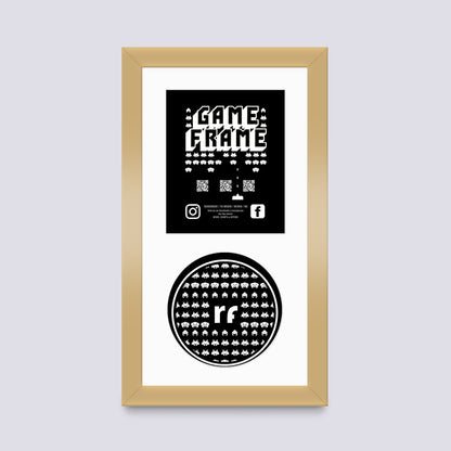 Gold PLAYSTATION Frame