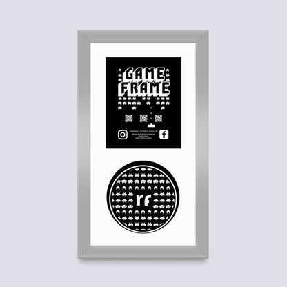 Silver NINTENDO Game Frame