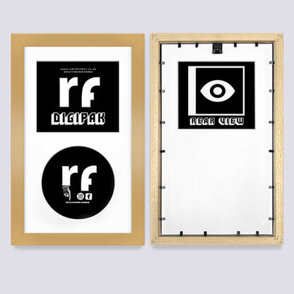Gold CD Cardboard Case 'Digipak' Frame