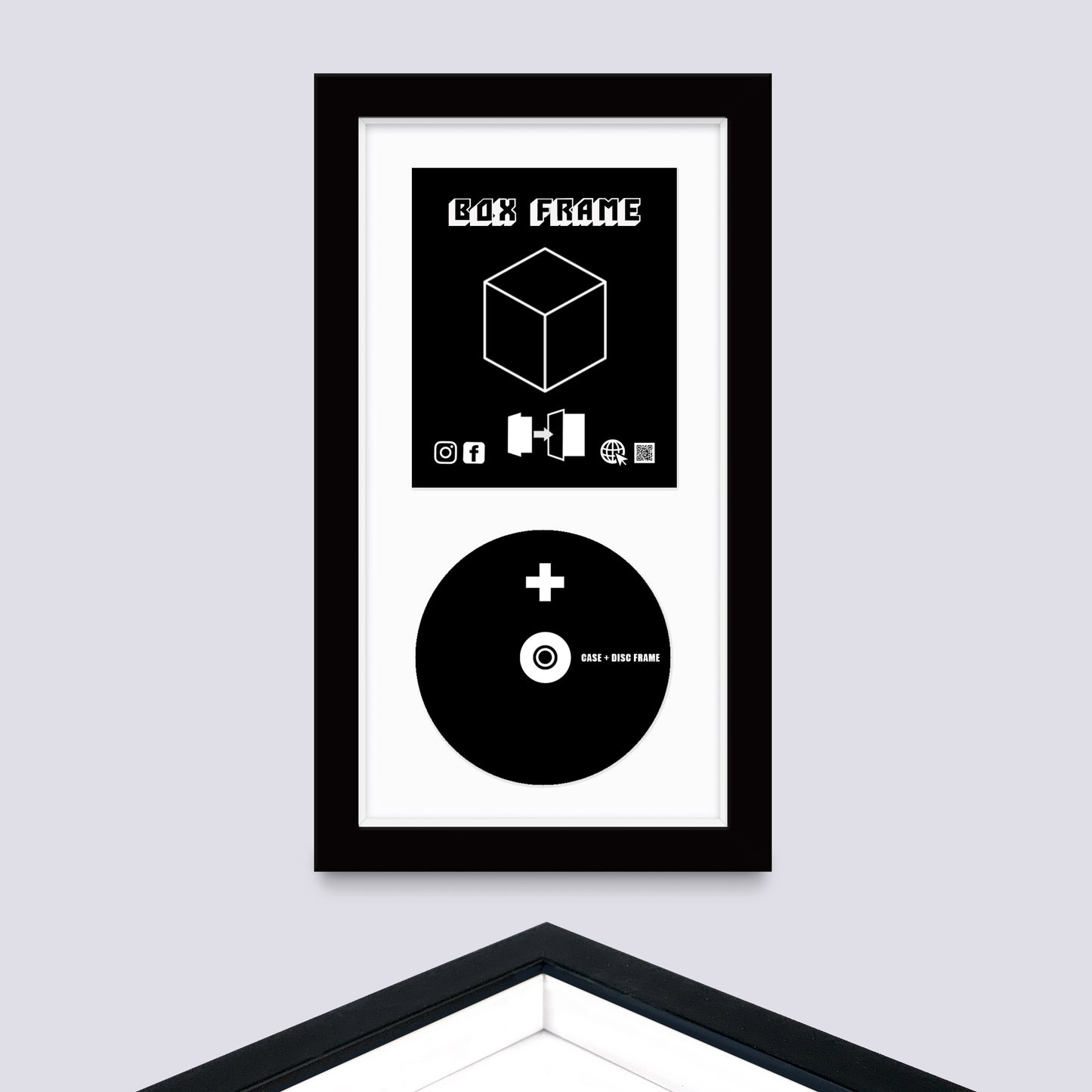 PC GAME BOX FRAME / BLACK