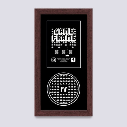 Wood Walnut Finish PLAYSTATION Frame