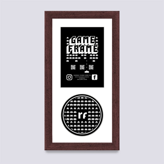Wood Walnut Finish PC Game Frame