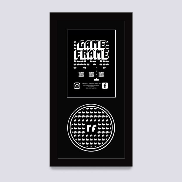 Black NINTENDO Game Frame