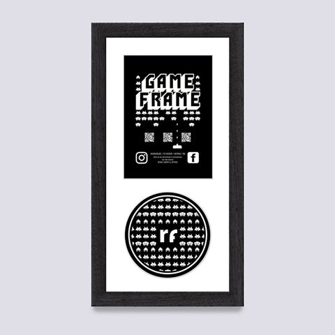 Black (Wood Grain) NINTENDO Game Frame