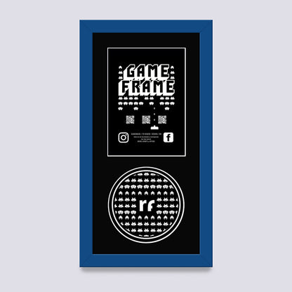 Blue - Dark NINTENDO Game Frame
