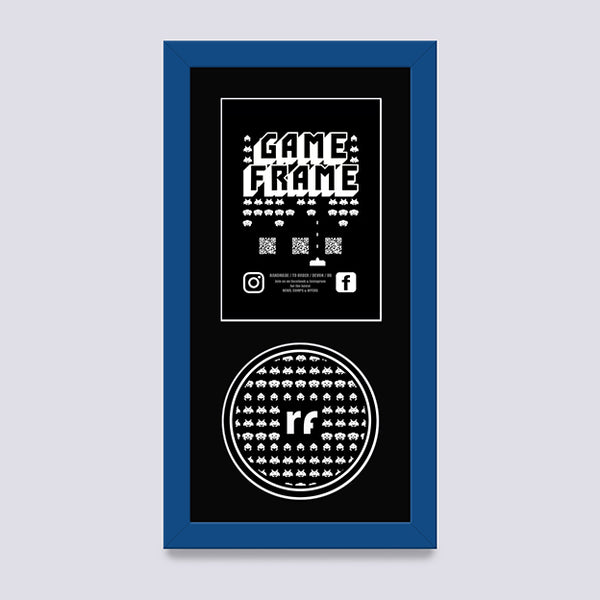 Blue - Dark XBOX Game Frame