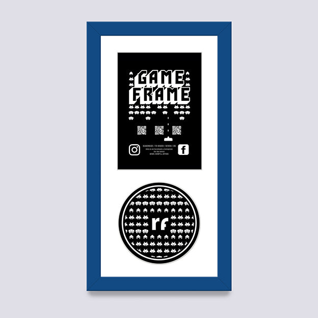 Nintendo Photo Editor Frame Dark Blue NINTENDO Game Frame – Rubix Frames