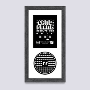 Grey - Dark (Wood Grain) XBOX Game Frame