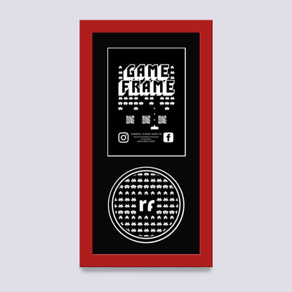 Red - Dark NINTENDO Game Frame