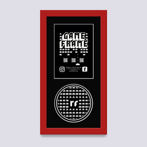 Red - Dark NINTENDO Game Frame