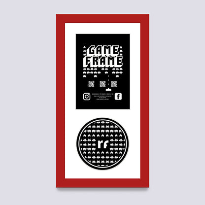 Red - Dark NINTENDO Game Frame