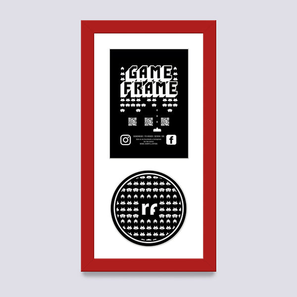 Red - Dark PLAYSTATION Frame