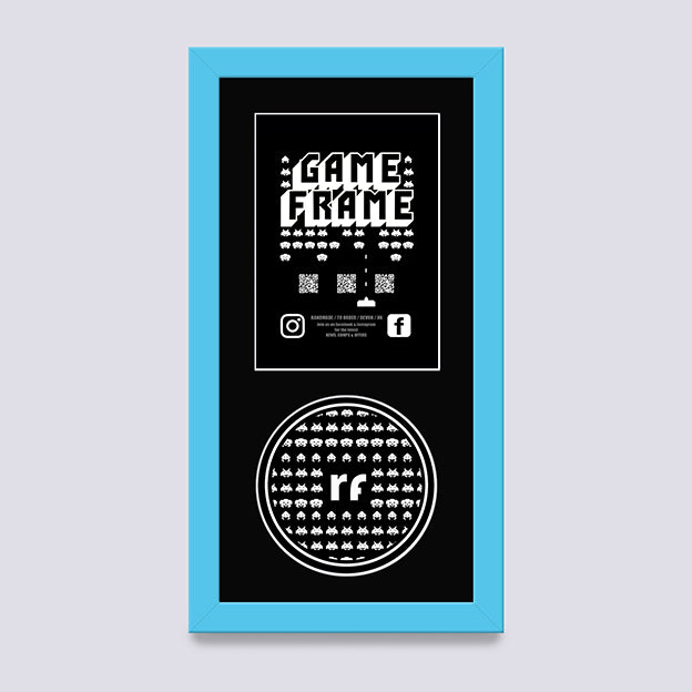 Blue - Light NINTENDO Game Frame