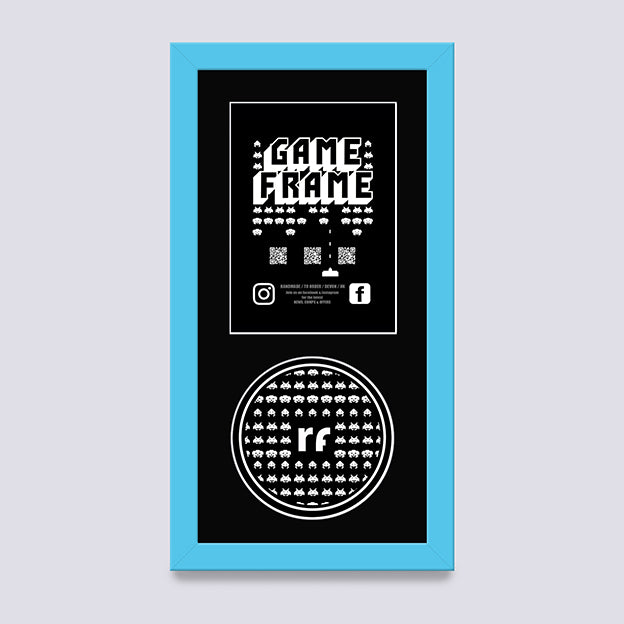 Blue - Light XBOX Game Frame