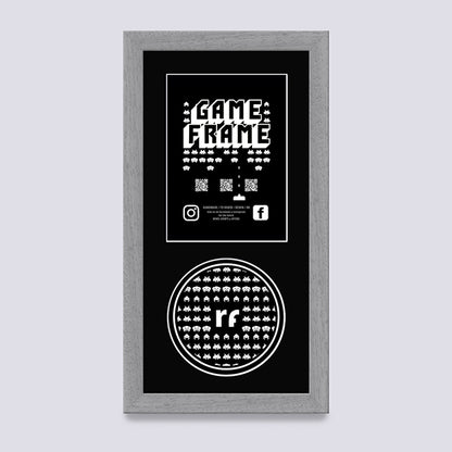 Grey - Light (Wood Grain) NINTENDO Game Frame