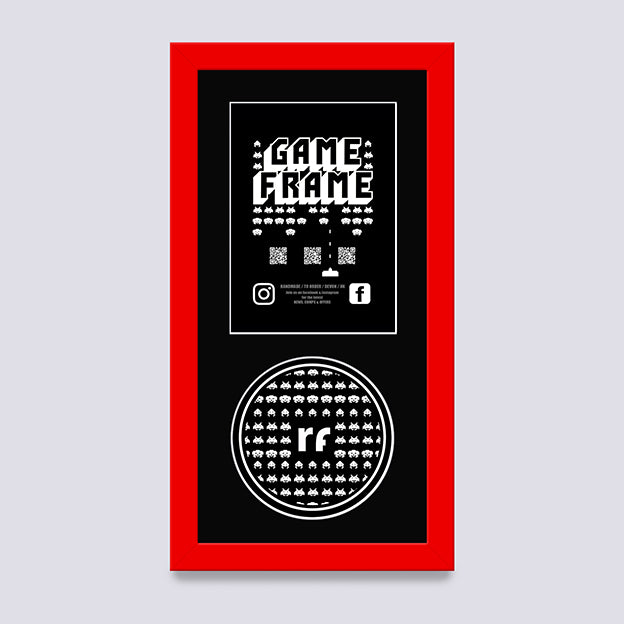 Red NINTENDO Game Frame