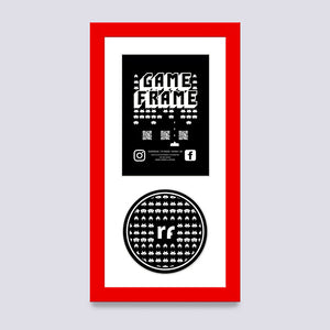 Red XBOX Game Frame