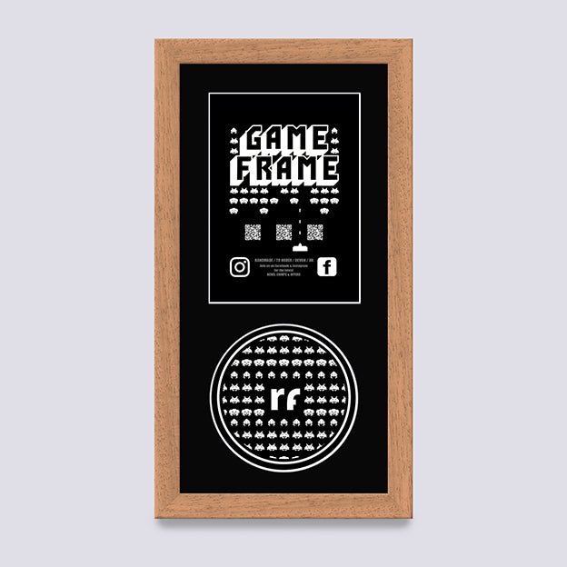 Wood - Oak (Wood Grain) NINTENDO Game Frame