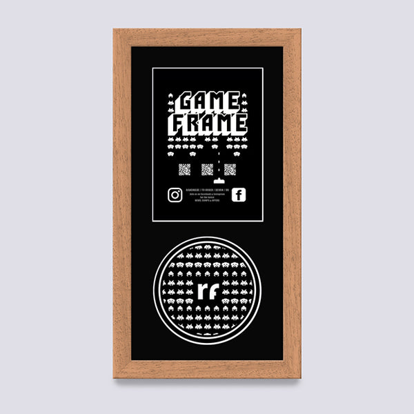 Wood - Oak (Wood Grain) NINTENDO Game Frame