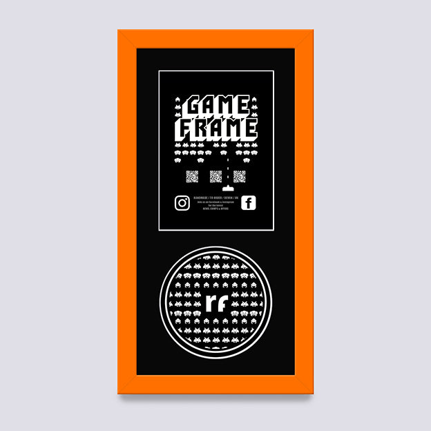 Orange NINTENDO Game Frame